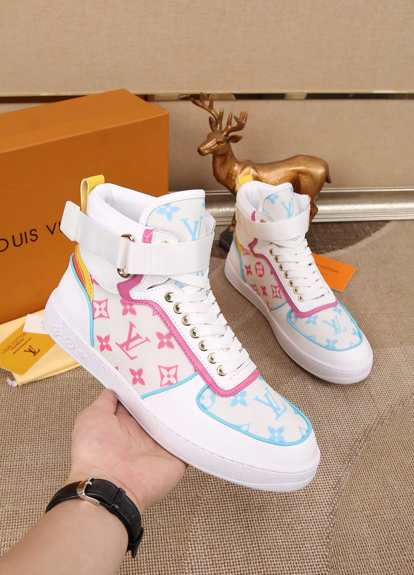 louis vuitton high tops chaussures pour femme s_12ba2021